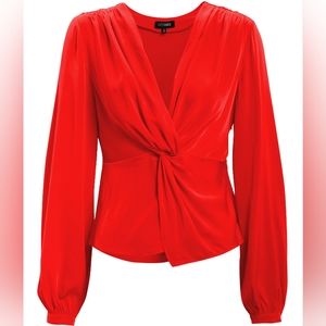 Intermix Dawn Silk Knot Front Top